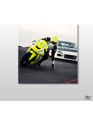 Technopa Motor Kanvas Tablo 150 x 150 cm