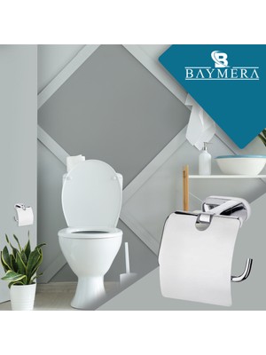 Baymera Velux Serisi Kapaklı Wc Kağıtlık