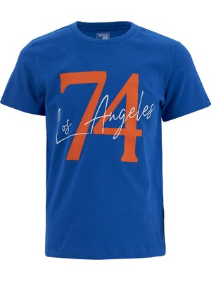 Defacto Erkek Çocuk Yazı Baskılı Kısa Kollu Tişört T7108A621SP