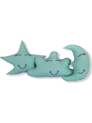 Bebek Özel Ay Bulut Yıldız Uyku Arkadaşları Süs Yastıkları