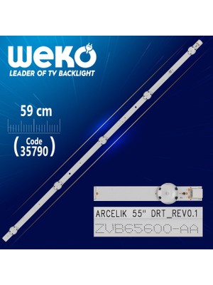 Weko Arcelık 55 Drt_rev0.1 - ZVB65600-AA - 59 cm 5 Ledli - (WK-1256)