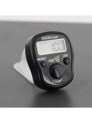 Beymiss Sesli Işıklı Zikirmatik Dijital Yüzük Her 100'DE Alarm