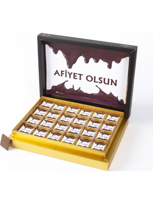 Topal Kadir İsme Özel Sargılı Madlen Hediyelik Çikolata 48 Madlen Çikolata