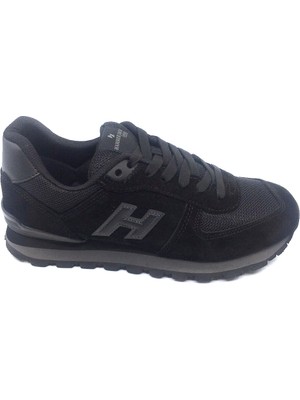 Hammer Jack Hammerjack Peru 102-19250 Siyah-Füme Hakiki Deri Sneaker Ayakkabı