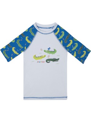 Slipstop Alligator Erkek Çocuk Uv Korumalı T-Shirt