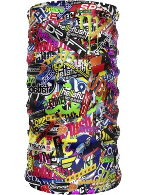 E-Taktik ® DeCollar Motocycle Symbol Boyunluk Bandana Balaklava