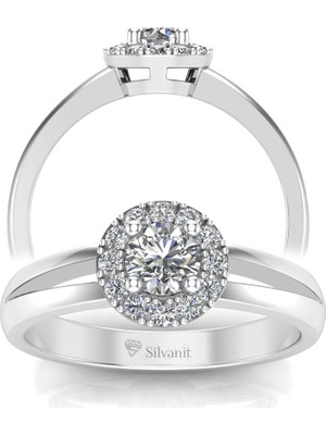 Silvanit Pırlanta 0,42 Karat Pırlanta Fantezi Yüzük