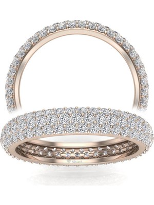 Silvanit Pırlanta 0,56 Karat Pırlanta Tamtur Yüzük