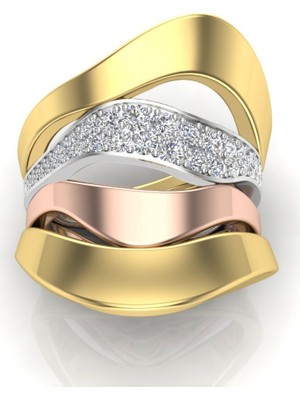 Silvanit Pırlanta 0,60 Karat Pırlanta Fantezi Yüzük