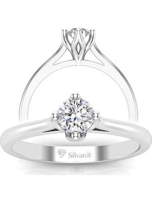 Silvanit Pırlanta 0,20 Karat Pırlanta Tektaş Yüzük