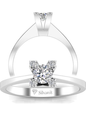 Silvanit Pırlanta 0,30 Karat Pırlanta Tektaş Yüzük
