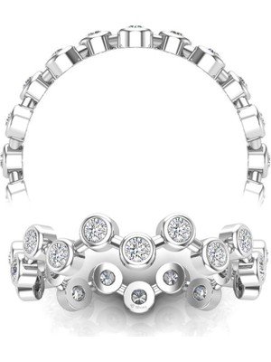 Silvanit Pırlanta 0,50 Karat Pırlanta Tamtur Yüzük