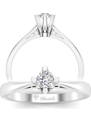 Silvanit Pırlanta 0,28 Karat Pırlanta Tektaş Yüzük