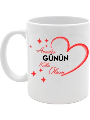 VegaGiftShop Anneler Gününe Özel Kupa & Gümüş Kaplama Kar Tanesi Kolye