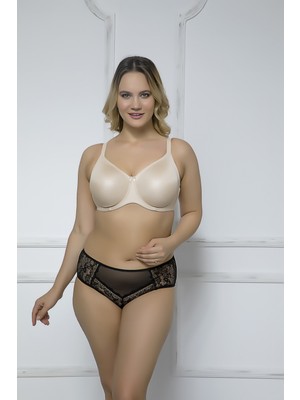 Moonlight MOONLİGHT 2165 Kadın Toparlayıcı Ten Sütyen Pamuklu Yapı ile Gün Boyu Konfor Sunar