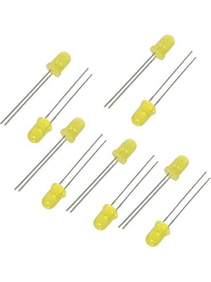 5mm Sarı LED Paketi - 10 Adet