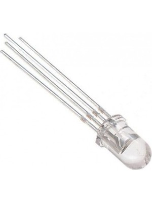 5mm Şeffaf Rgb LED - 4 Bacaklı Ortak Anot