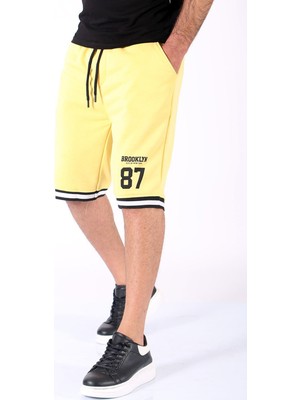 Madmext  Sarı  Erkek Regular Fit Şort 5405
