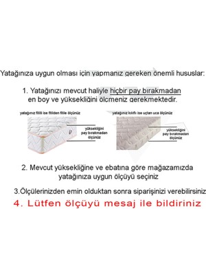 Artex 140X190  Yatak Kılıfı Yatak Koruyucusu Yatağınıza Özel Dikim Açıklamayı Okuyunuz Fermuarlı Kılıf