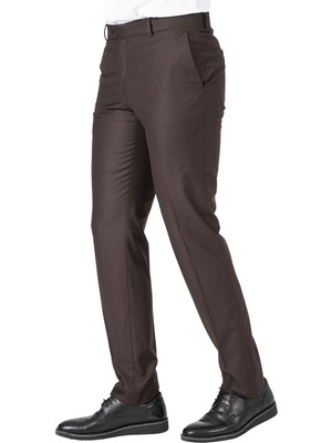 White Stone Boryslav Regular Fit Pantolon Kahve