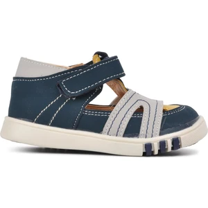 210108 Lacivert-Bej-Hardal Comfort Erkek Çocuk Günlük Ayakkabı