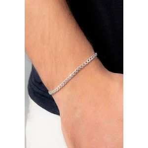 In Dubai Silver Erkek Gurmet Gümüş Zincir Bileklik 20 cm DBSE4009