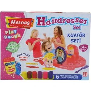 Çebi Toys Kuaför Oyun Hamuru Seti 14 Parça 6 Renk