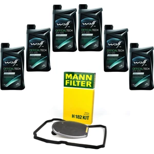 Mercedes Otomatik Şanzıman Yağ Değişim Seti Atf 134 MB 236.14 6 x 1 lt ve Filtre Conta Takımı
