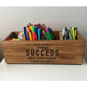 Wood Retro Ahşap Kutu Organizer