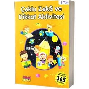 Çoklu Zeka ve Dikkat Aktivitesi 3 Yaş - Turuncu Kitap