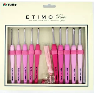 Etimo Rose Yün 10'lu Cüzdanlı Makaslı Tığ Seti
