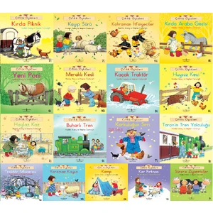 Çiftlik Öyküleri Serisi 17 Kitap Set - Kırda Piknik - Kayıp Sürü - Kahraman Itfaiyeciler - Kırda Araba Gezisi - Haylaz Kaz