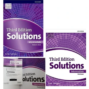 Oxford University Press Solutions Intermediate Student's Book + Workbook With Online Practice Kit