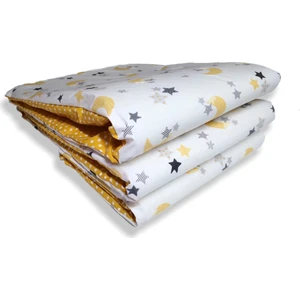 Beşik Kenar Koruma 80X130 Sarı Hilal/ Sarı Puantiyeli