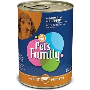 Pets Family Dana Etli Konserve Yavru Köpek Maması 24X410 gr