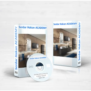Serdar Hakan Academy 3ds Max 2016 ve Vray 3.0 Iç Mekan Tasarım Eğitim Seti