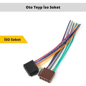 Oto Teyp Hoparlör Soketi Iso Soket