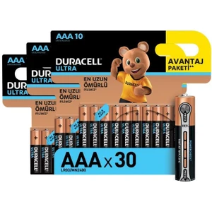 Ultra Alkalin Aaa Ince Kalem Piller 30'lu