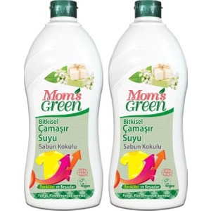 2'li Set Mom's Green Bitkisel Çamaşır Suyu Sabun Kokulu