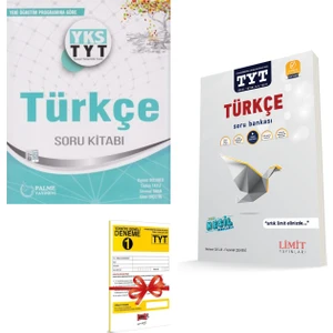 Palme Yayıncılık TYT Türkçe Soru Kitabı ve Limit Yayınları TYT Türkçe Soru Bankası Seti - Deneme