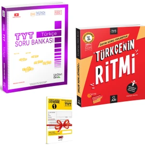 ÜçDörtBeş Yayınları TYT Türkçe Soru Bankası ve ArıTYT Türkçenin Ritmi Seti + Deneme