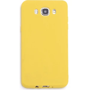 Samsung Galaxy J710 J7 2016 Uyumlu Nano Silikon Kılıf Sarı