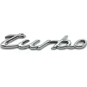 Krom Kaplama Turbo Alüminyum Logo Turbo Arma