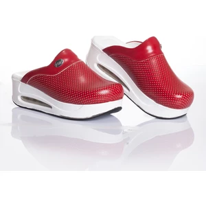20TASARIMTERLIK Kırmızı Renk Airmax Sabo Terlik Hemşire Terliği Doktor Terliği Hastane Terliği Air Sabo Terlik Medikal Sabo Terlik