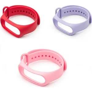 MI7A Xiaomi Mi Band 3 4 Silikon Kordon x 3'lü
