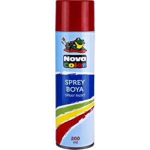 Nova Color Sprey Boya 200 ml Kırmızı NC-801