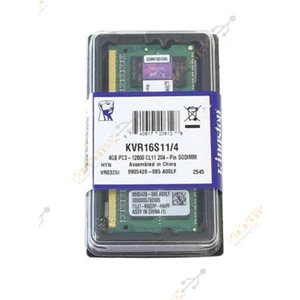 4GB 1600MHz DDR3 Sodimm Ram KVR16LS11/4
