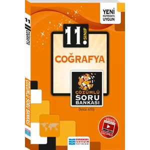 Evrensel İletişim Yayınları 11.Sınıf  Coğrafya Video Çözümlü Soru Bankası