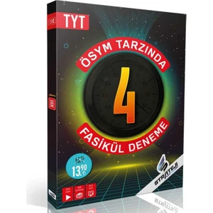 Strateji Yayınları  Tyt 4 Fasikül Deneme Video Çözümlü