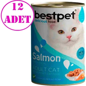 Kedi Konservesi Somonlu 400 gr 12 Adet